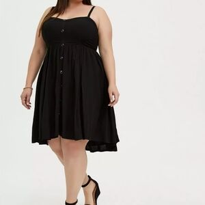 Torrid Black Sleeveless Dress Size OX